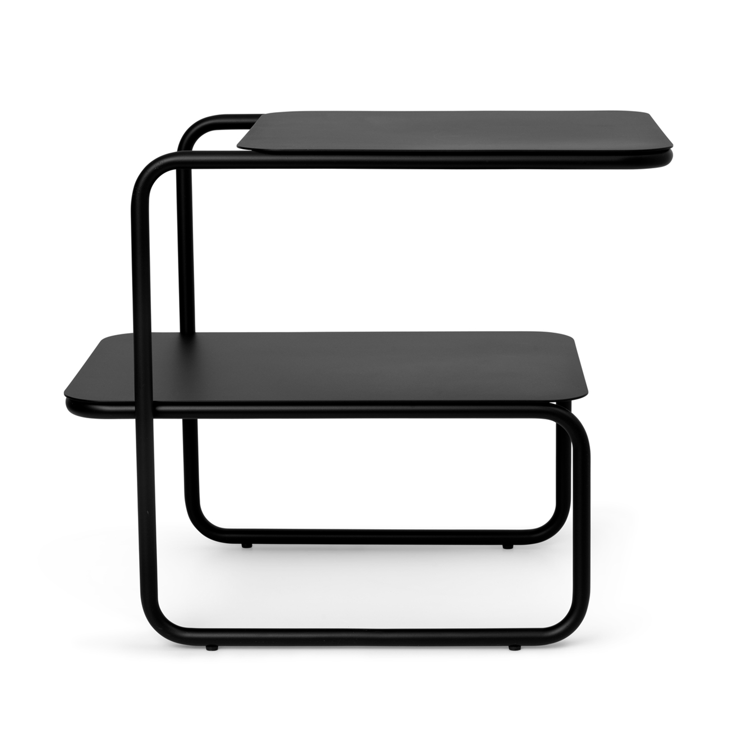 ferm living level side table schwarz 66783