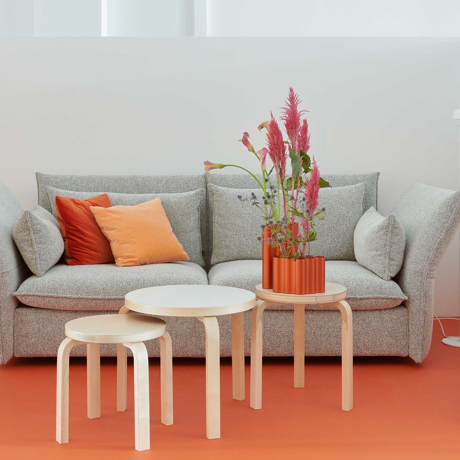 Vitra - Nuage Vase small burnt orange eloxiert