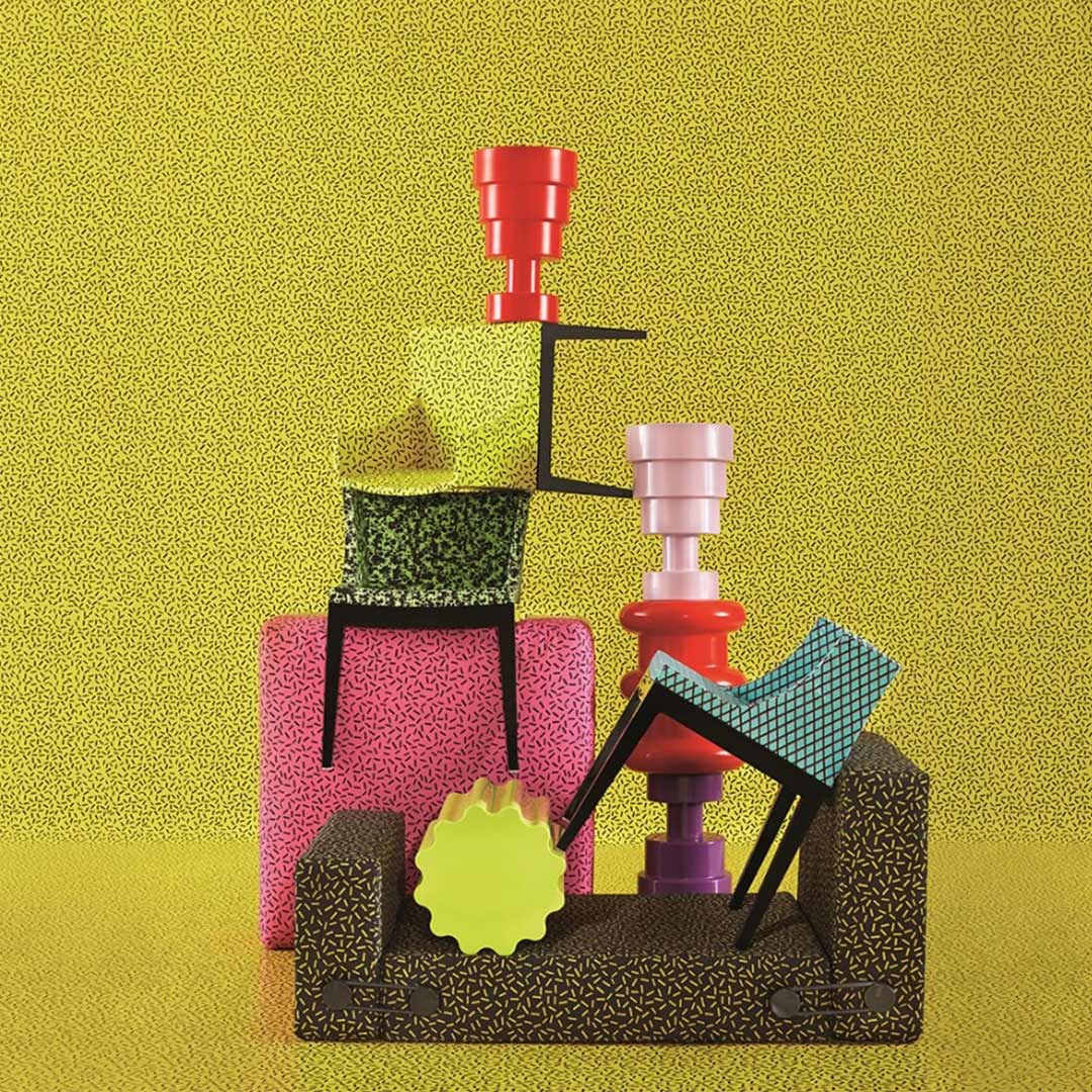 kartell calice vase rot sattsoss 76336