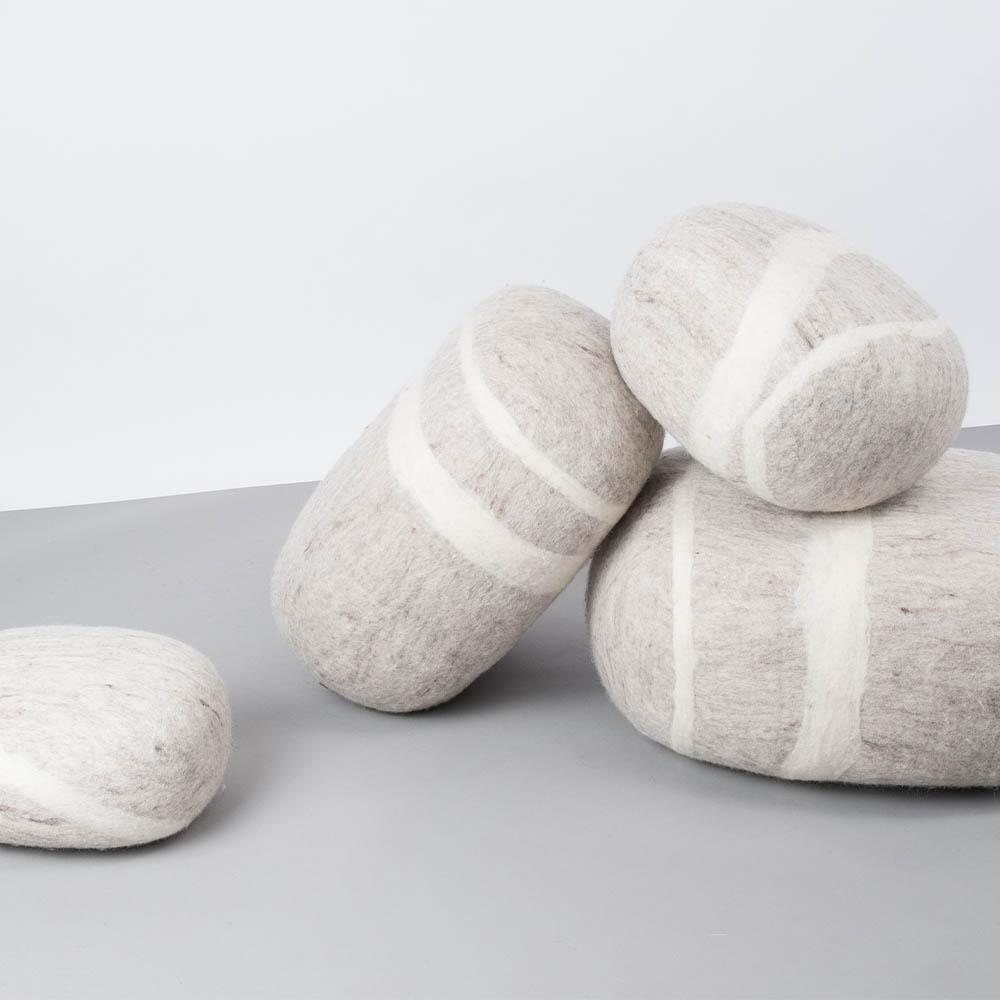 bela filz beige kieselsteine myfelt 52198