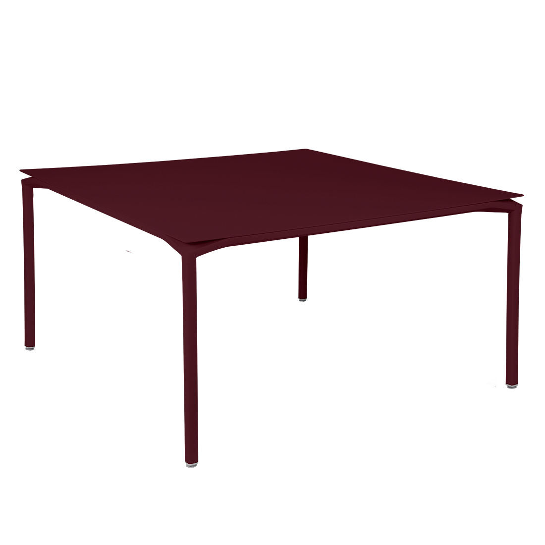 fermob calvi tisch 140x140 schwarzkirsche B9 77901