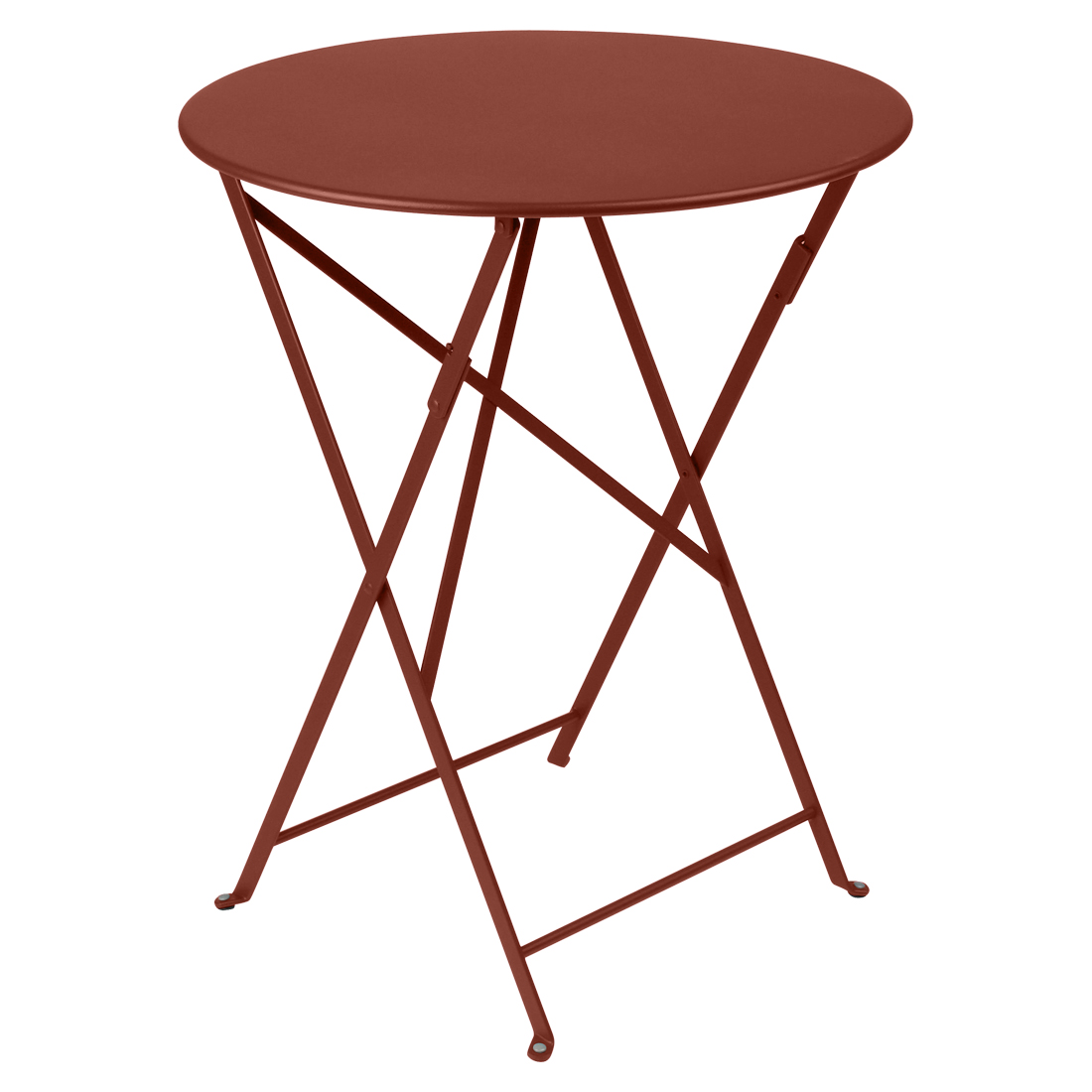 fermob bistro tisch 60cm ockerrot 20 64145