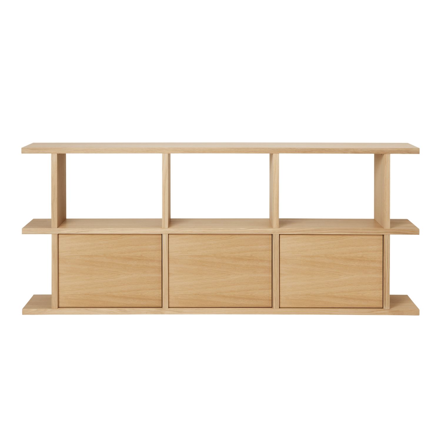 Ferm Living - Kona Bücherregal mit 3 Einsätze