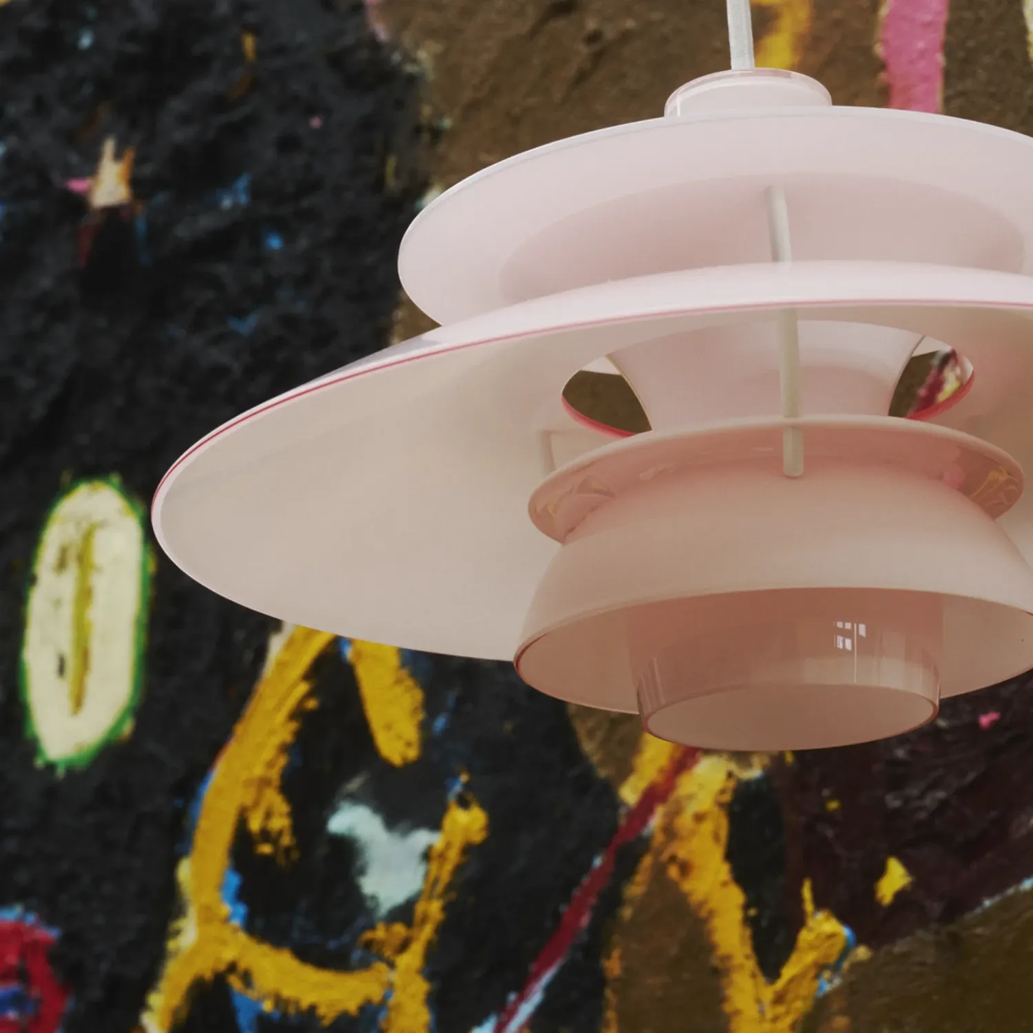 Louis Poulsen - PH 5 Ø 320 Opal Pendelleuchte pale rose