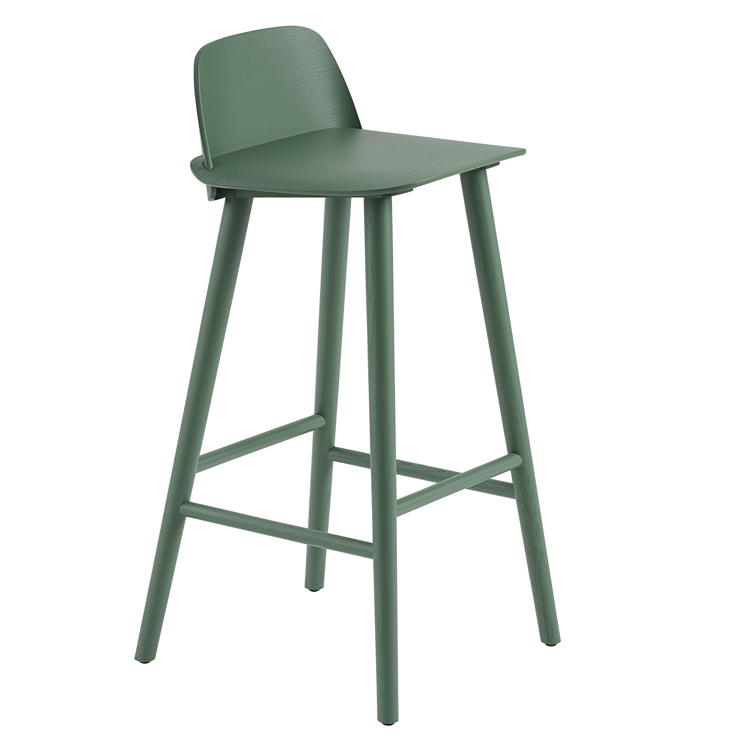 muuto nerd barhocker gruen 57176