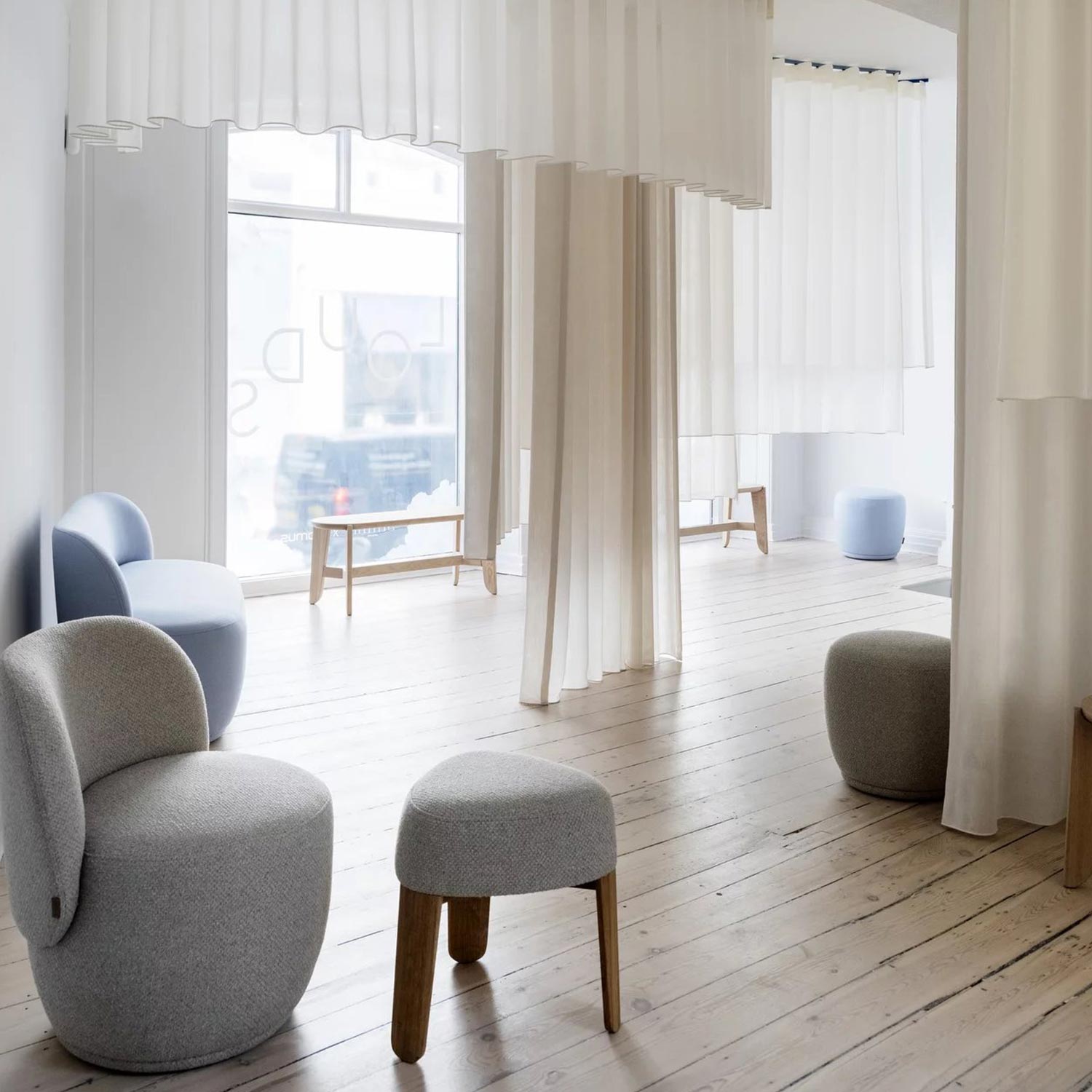 blomus KOUN Hocker mit Sessel 102756