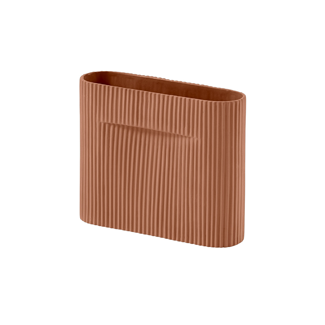 muuto ridge vase terrakotta xs 70865