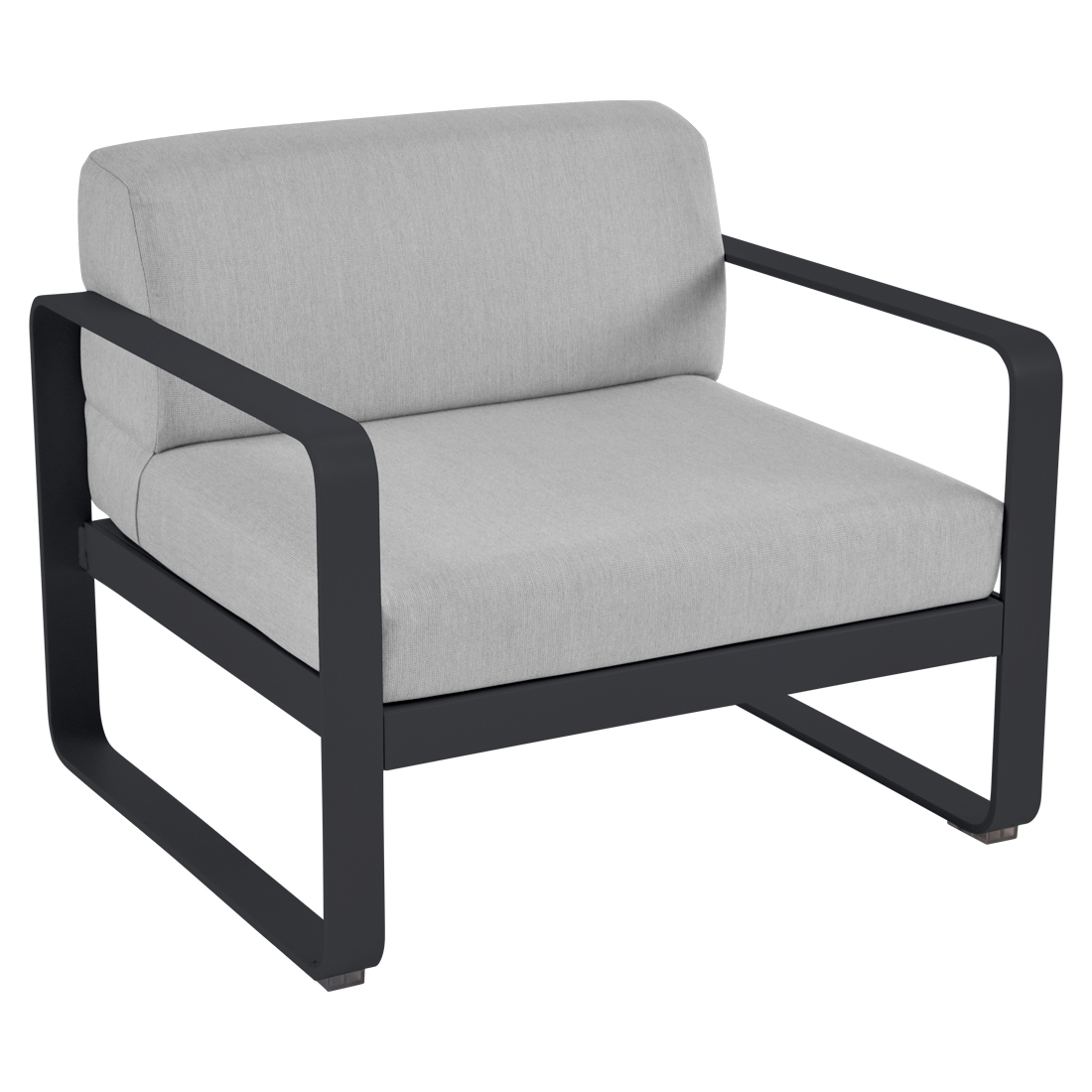 fermob bellevie sessel anthrazit flanellgrau 65854