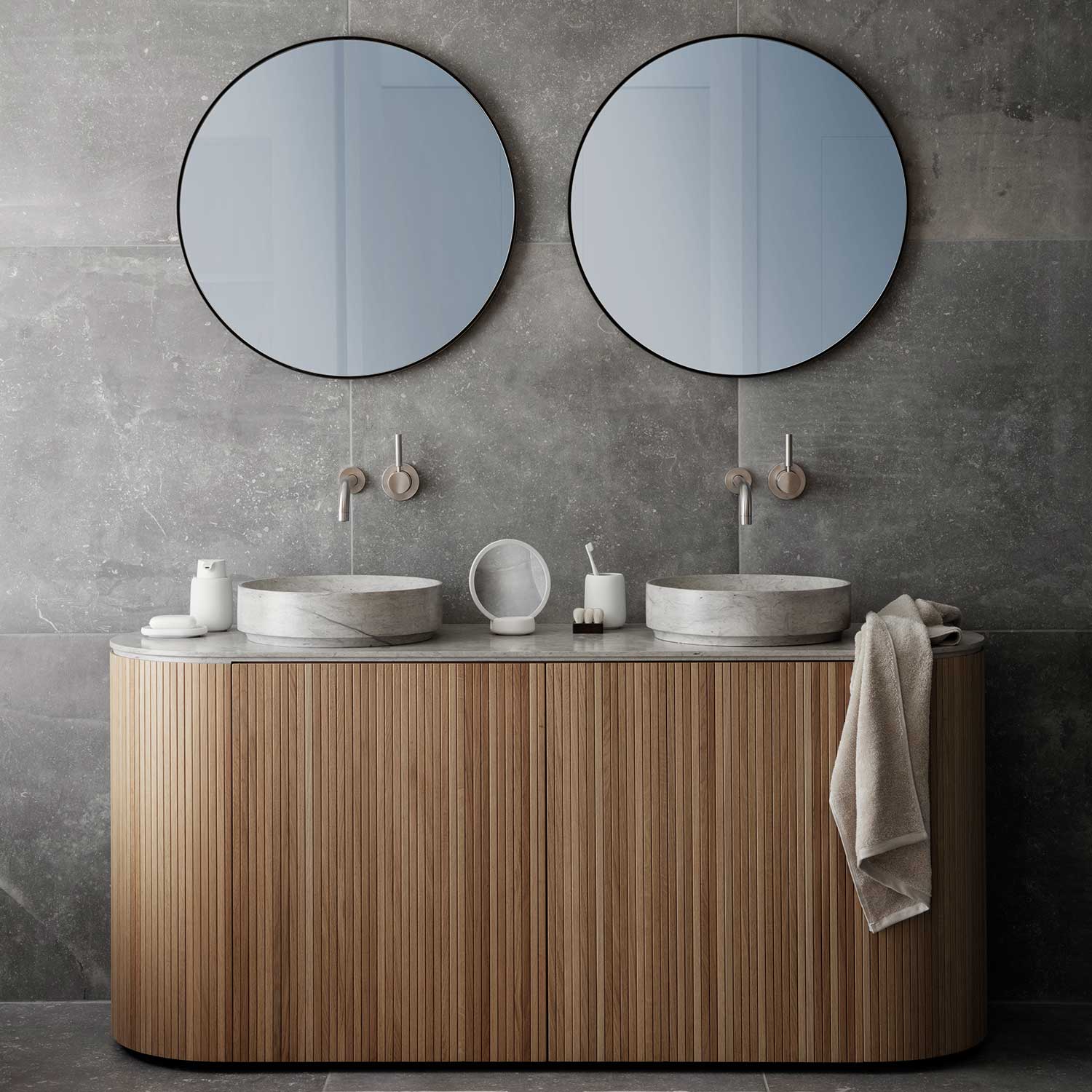 blomus sono kosmetikspiegel weiss badezimmer 81998