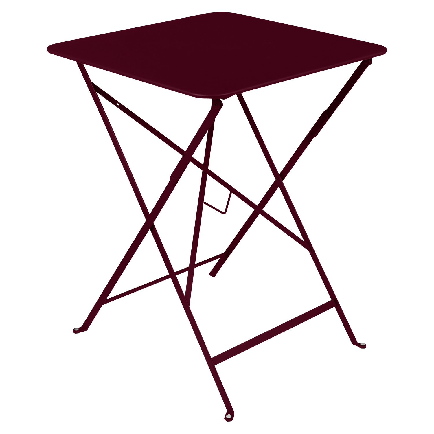 fermob bistro tisch 57x57 schwarzkirsche B9 108711