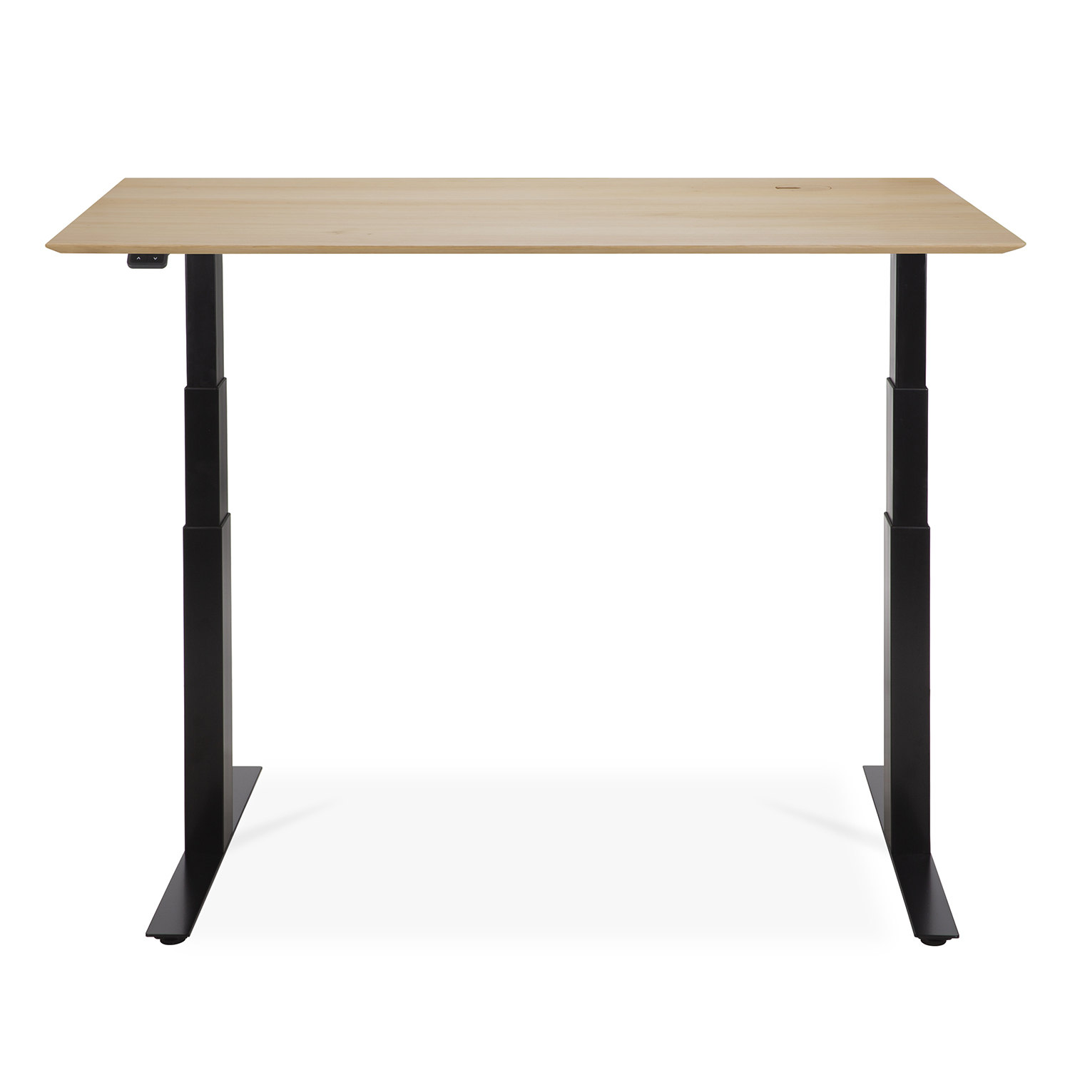 ethnicraft bok schreibtisch kabeldurchlass schwarz eiche hochgefahren 26105 98805