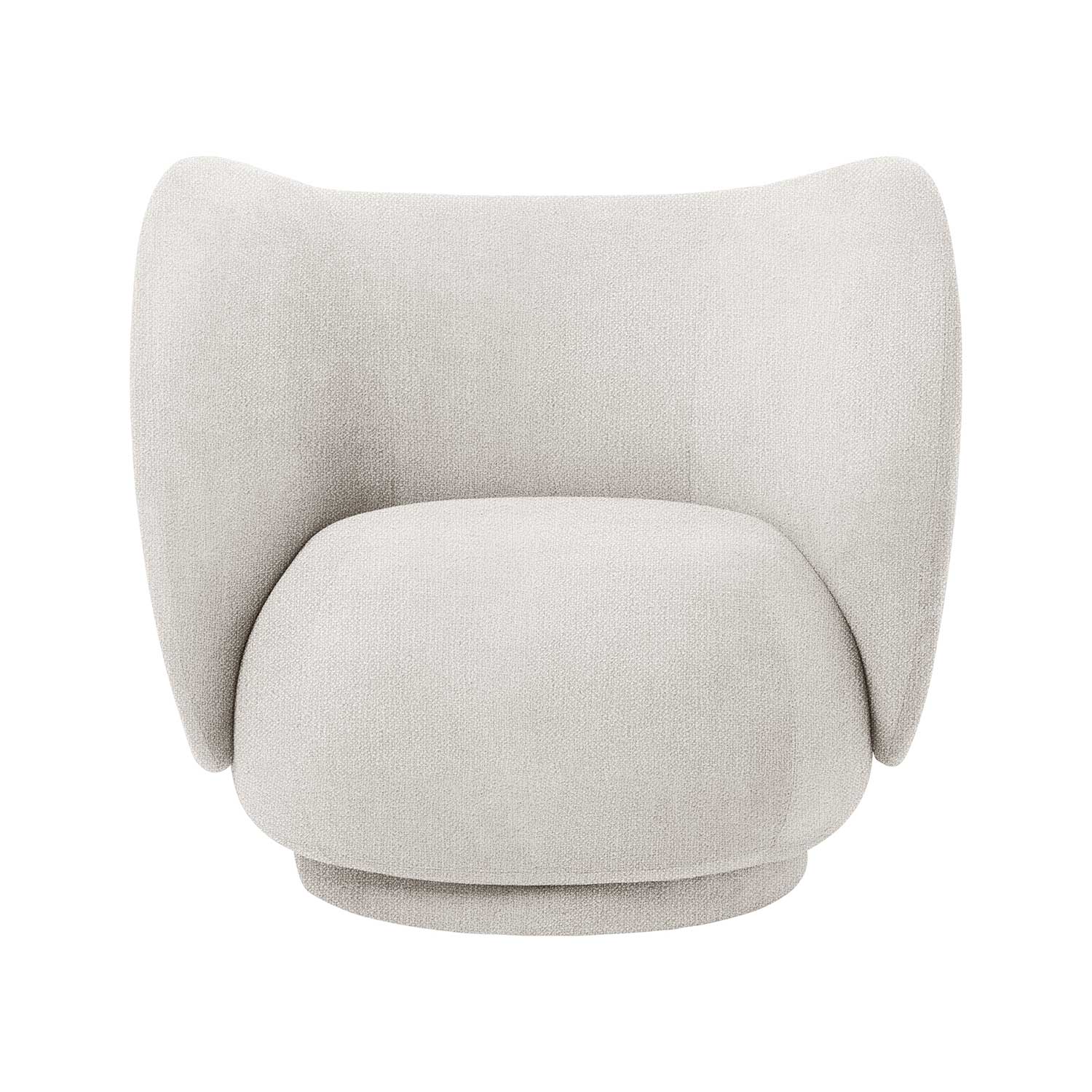 ferm living rico lounge chair boucle off white 85024