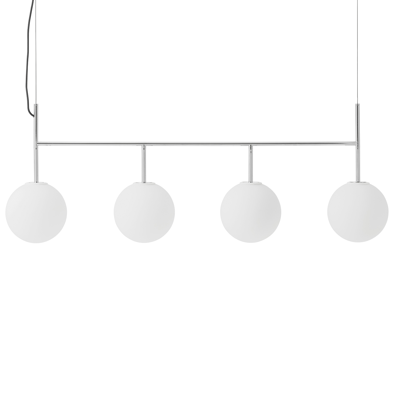 Audo - TR Bulb Pendelleuchte Rahmen polierter Stahl