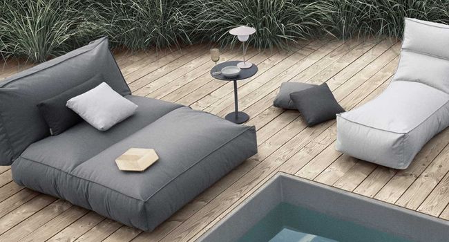 blomus Tisch STAY Garten Beistelltisch auf Terrasse