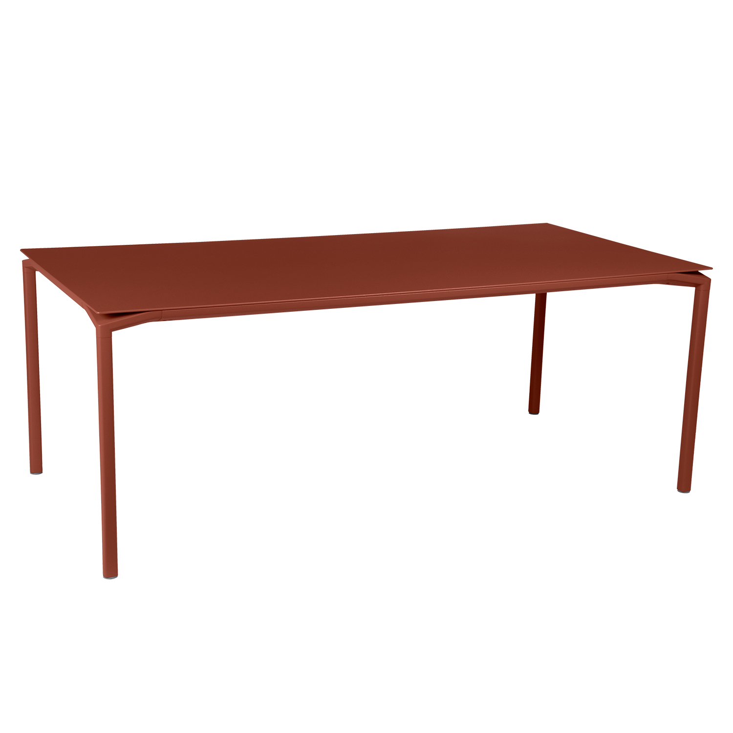 fermob calvi tisch 195x95cm ockerrot 874020 105590