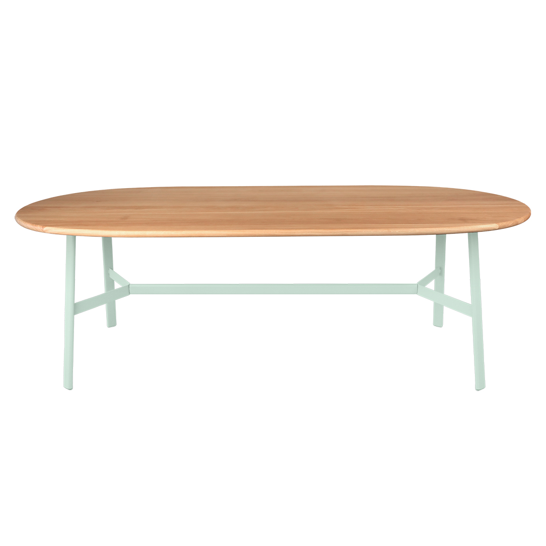 Fermob - So'O Ovaler Tisch Eiche 220x95 cm gletscherminze