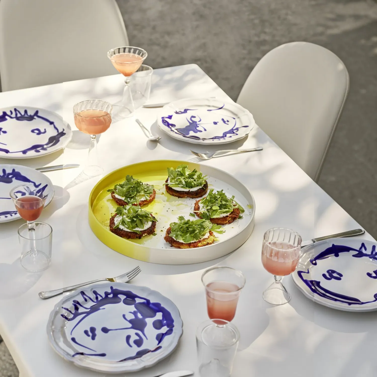 Vitra - Herringbone Tray gelb