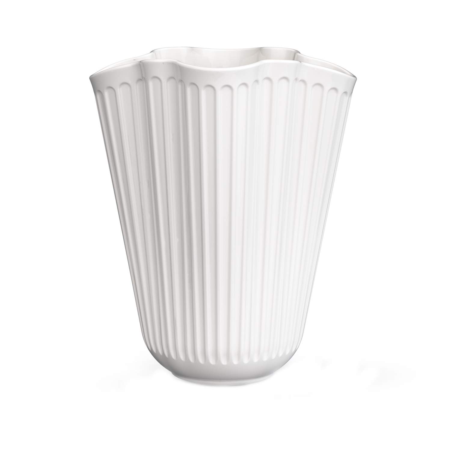Kähler - Hammershoi Unfold Vase H20,5 cm weiß