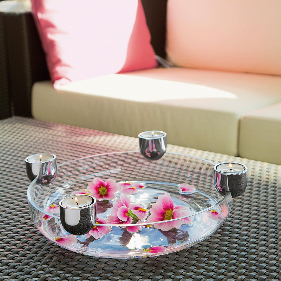 philippi arena beleuchtete schale blumen ambiente 85111