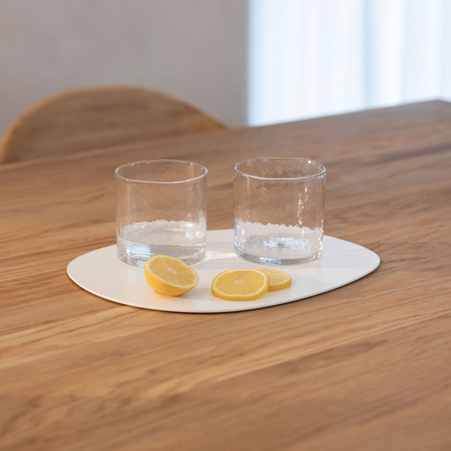 Metallbude - Siva Dekotablett weiß