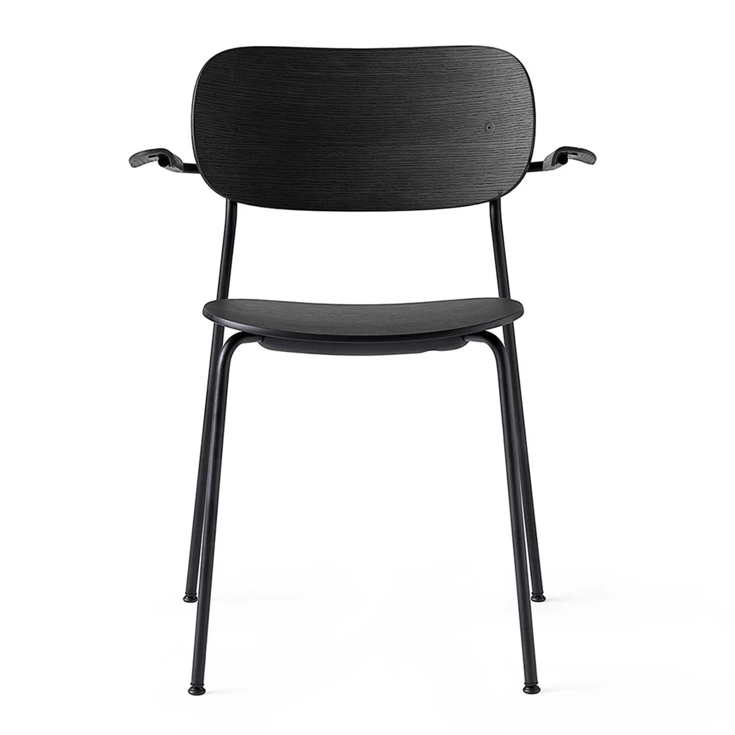 Audo - Co Dining Chair mit Armlehne schwarz/Eiche schwarz