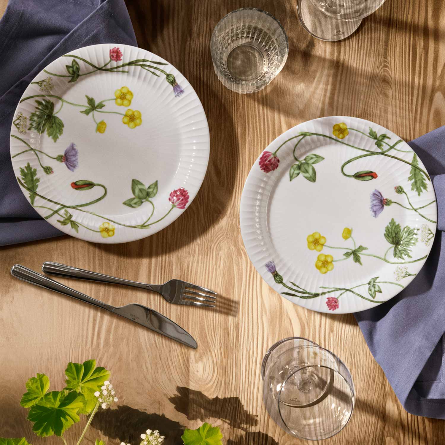 Kähler - Hammershoi Summer Teller ⌀22 cm wild flowers