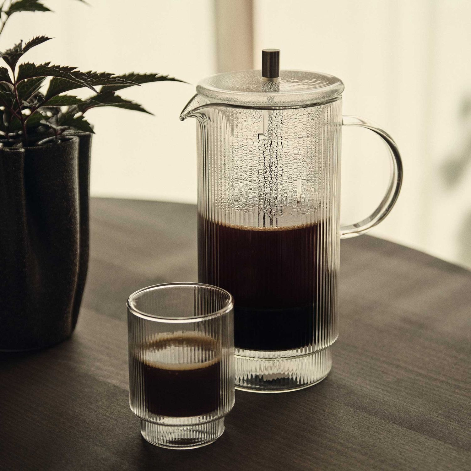 Ferm Living - Ripple Thermal Gläser 2-er Set klar