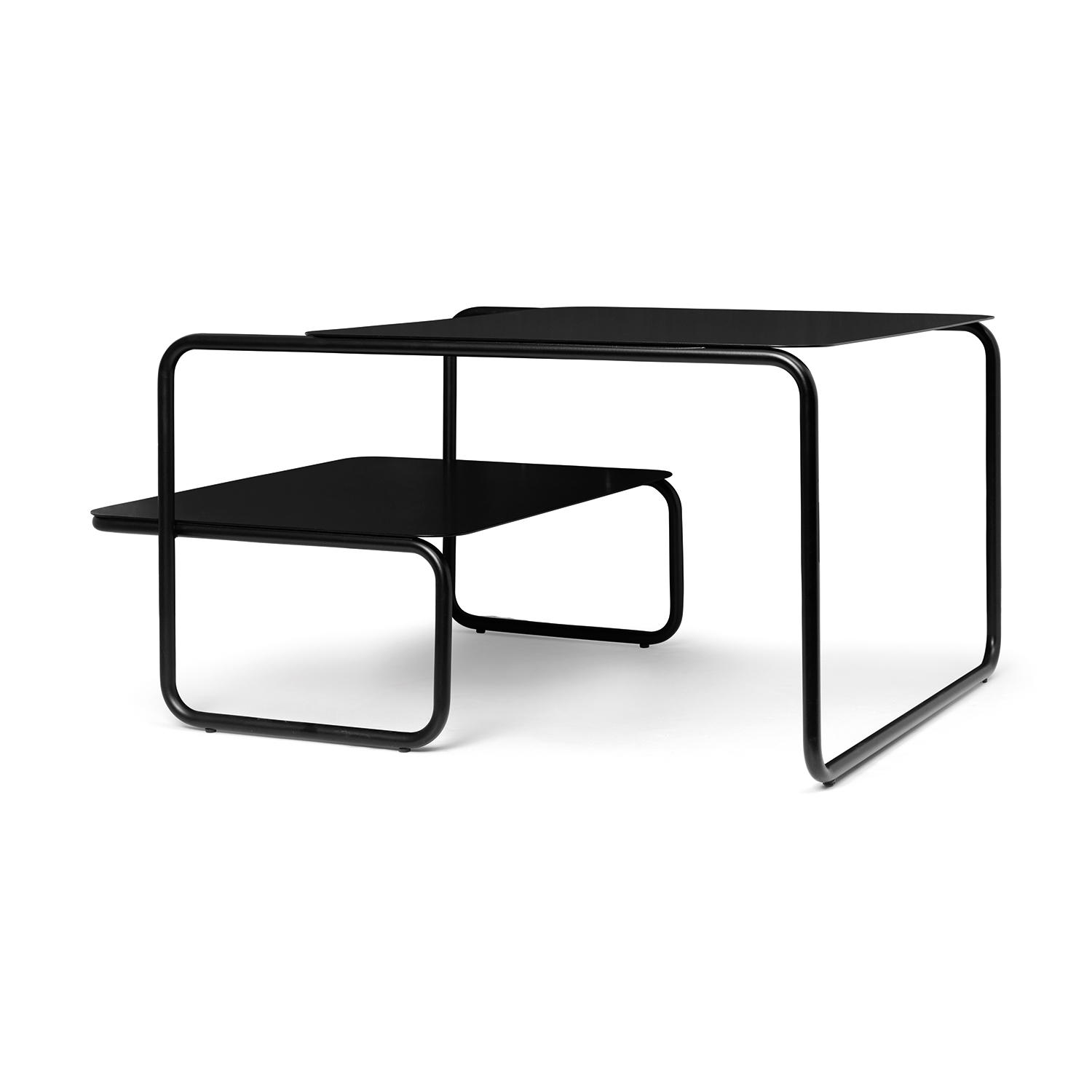 ferm living level coffee table couchtisch schwarz 78087