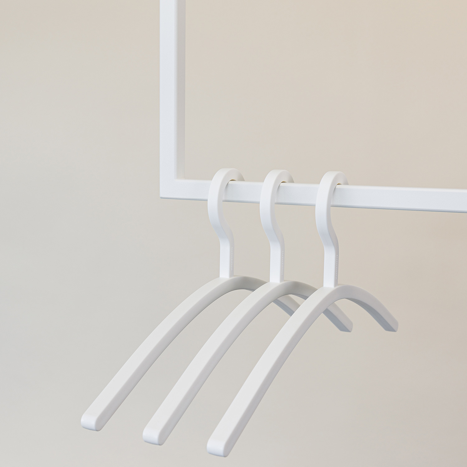 metallbude carree kleiderbuegel weiss garderobe set 96762