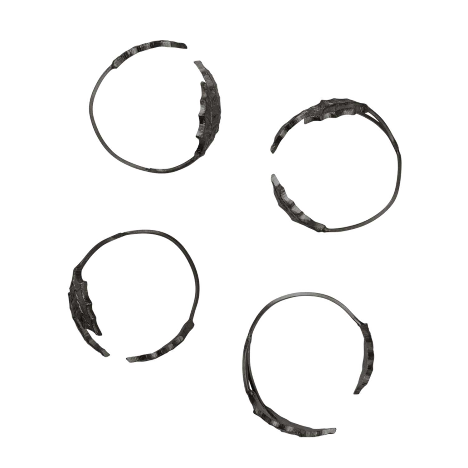 Ferm Living - Holly Leaf Serviettenringe 4er-Set