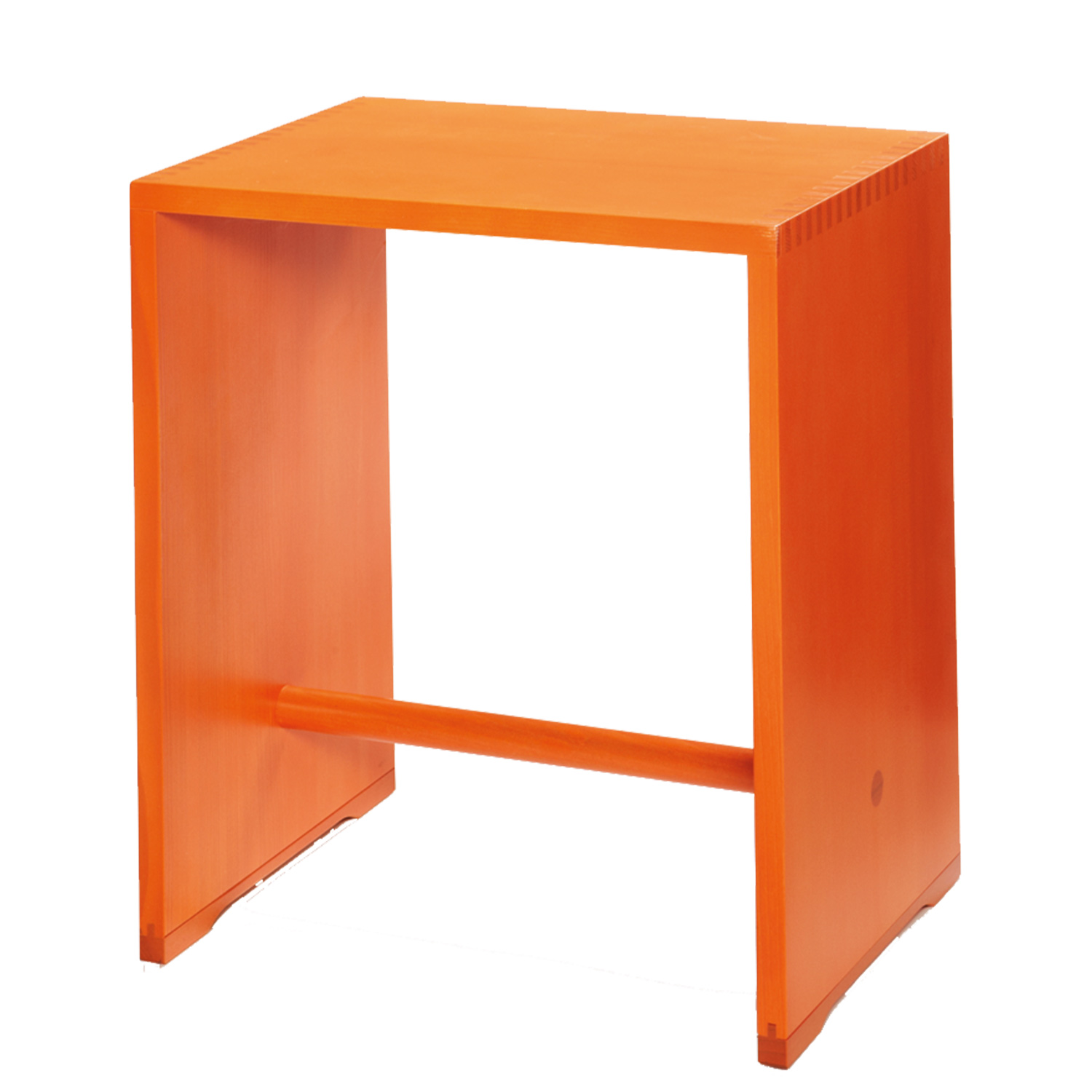 max bill ulmer hocker leuchtorange 91412