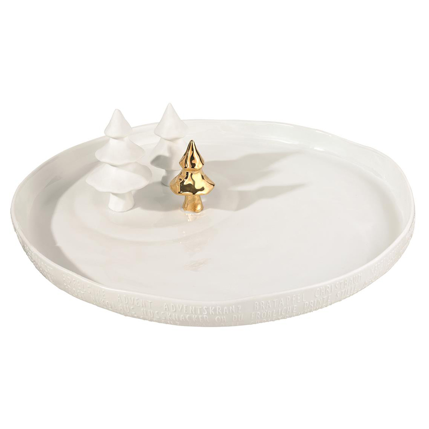 Raeder Design Porzellangeschichten Winterlandschaft Teller Tannenbaum 88560 106068