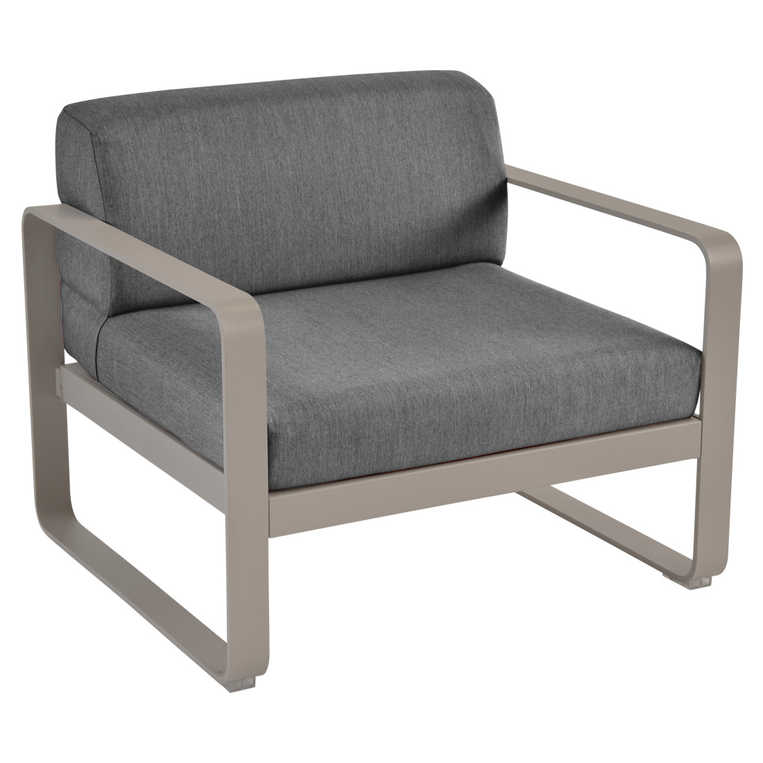 fermob bellevie sessel muskat graphitgrau 65869