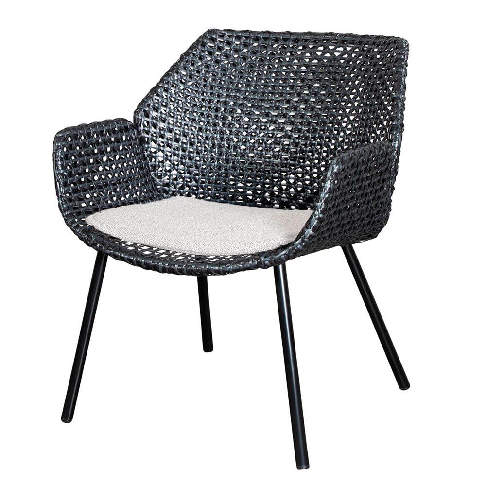 cane line vibe loungesessel wove 5407YN116 mit stuhl 98614