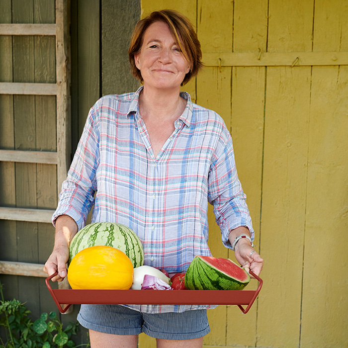 fermob alto tablett 53cm ockerrot frau 77646