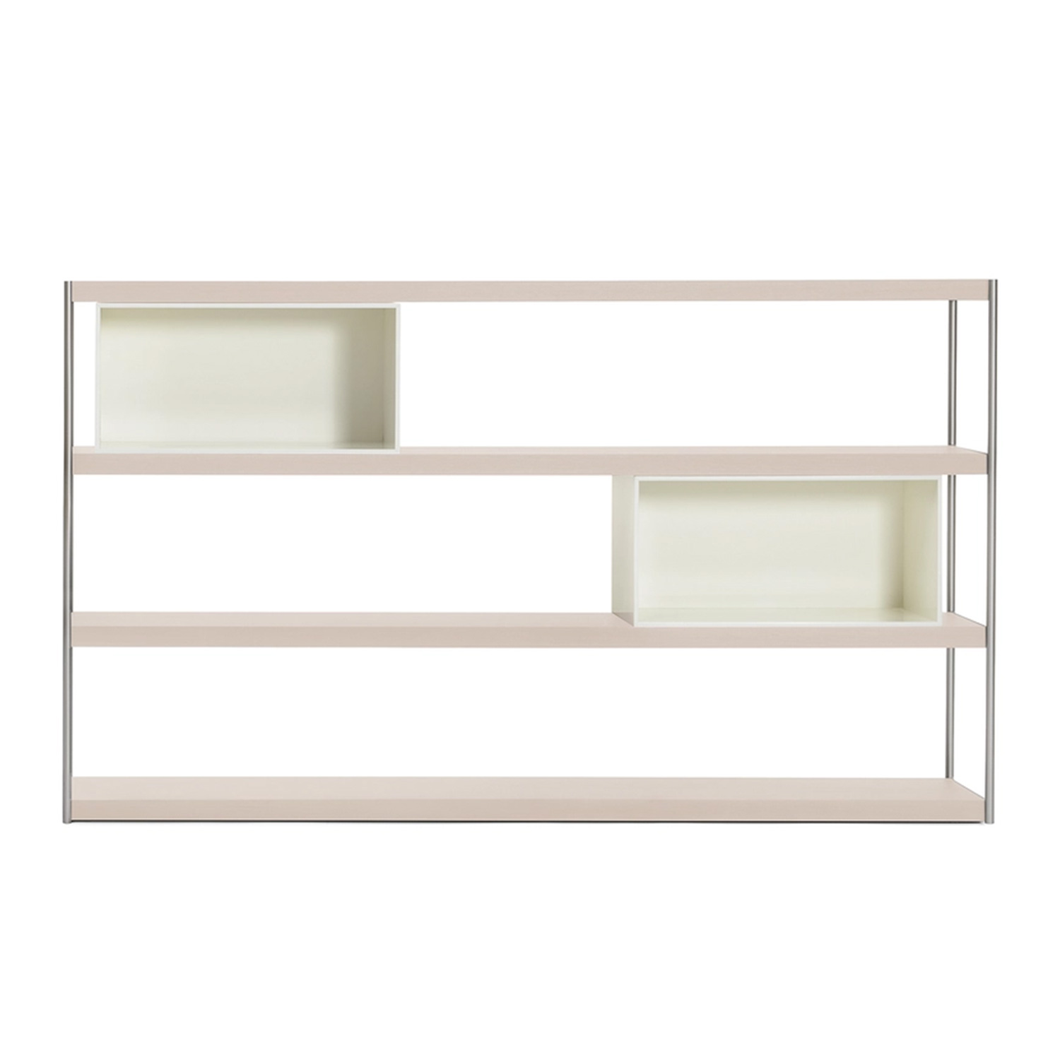 Kartell - Wisewise Regal 4-stöckig helles Holz