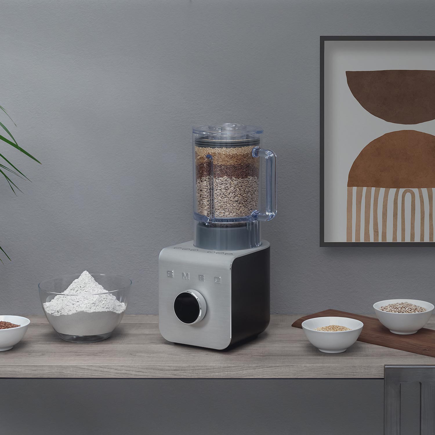 smeg high performance standmixer blc01 schwarz matt mehl 95385