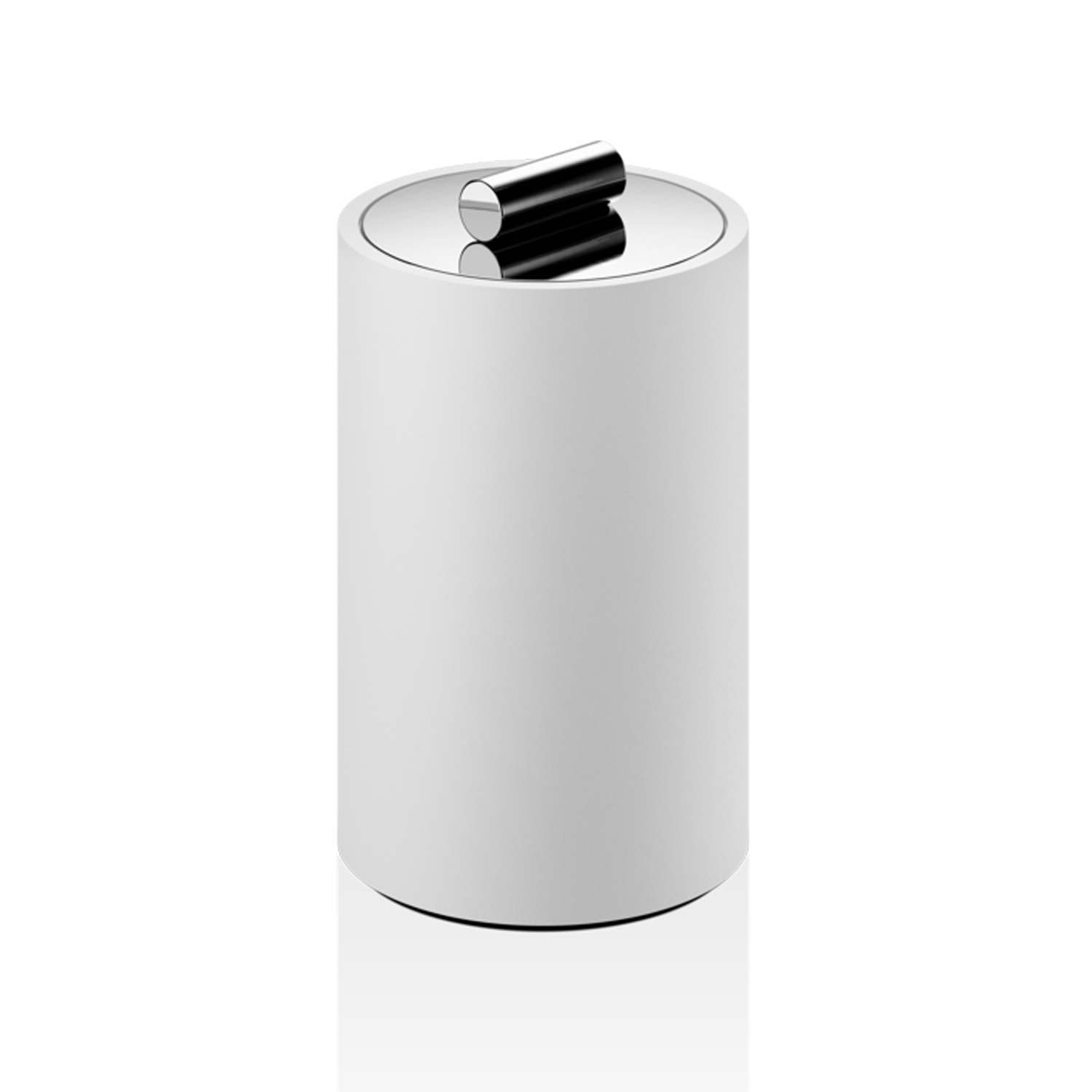 0971354 Stone Dose M weiss chrom Decor Walther 32239