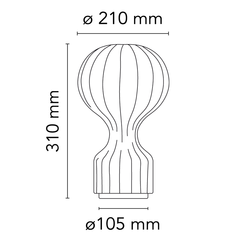 flos gatto small abmessungen 73776