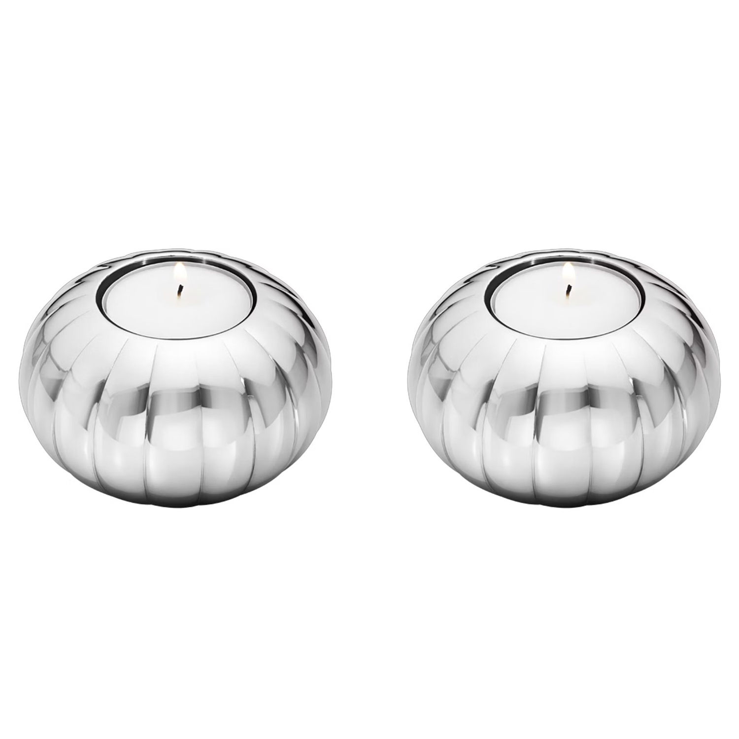 Georg Jensen - Bernadotte Teelichthalter 2er Set