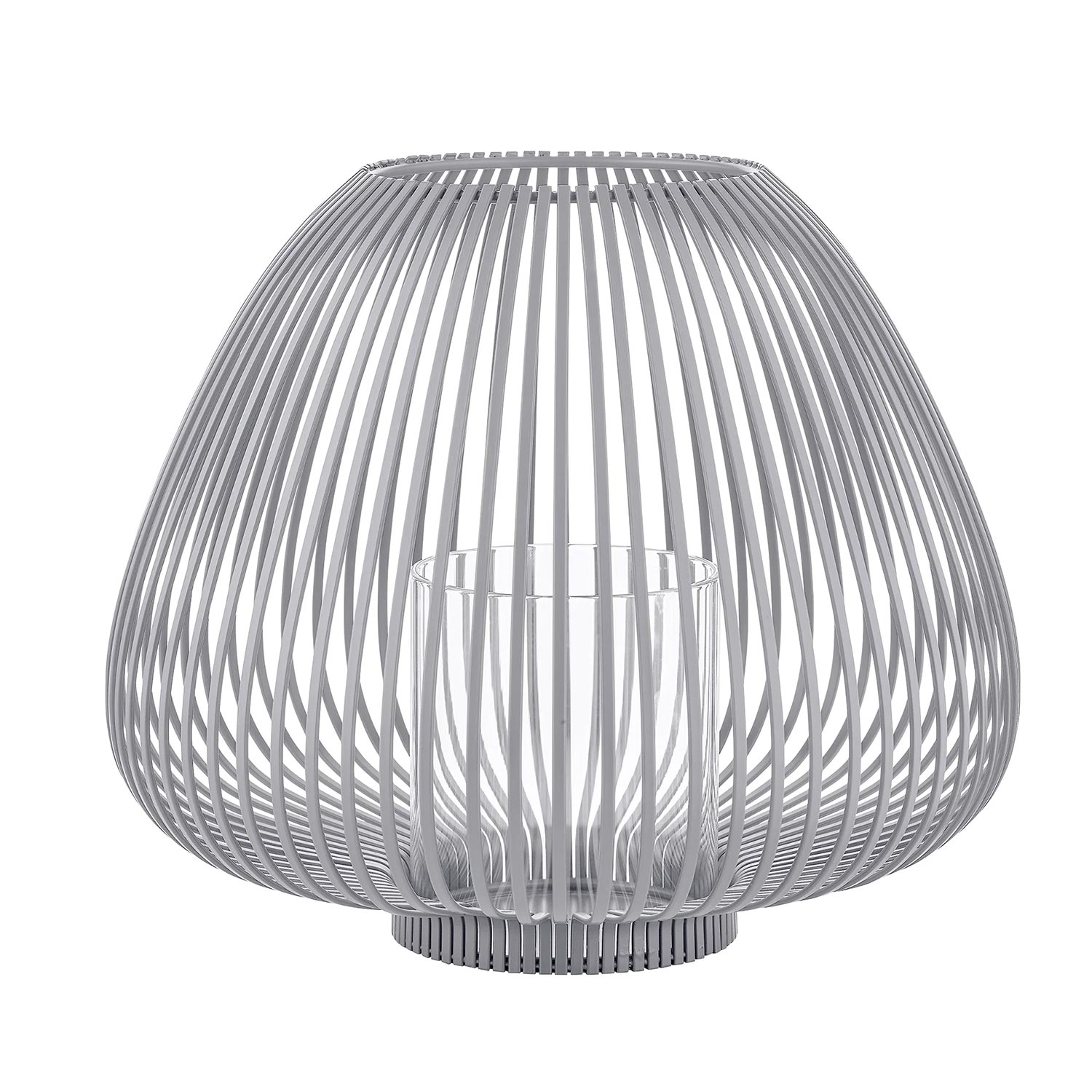 blomus - LYVA Laterne M steel gray