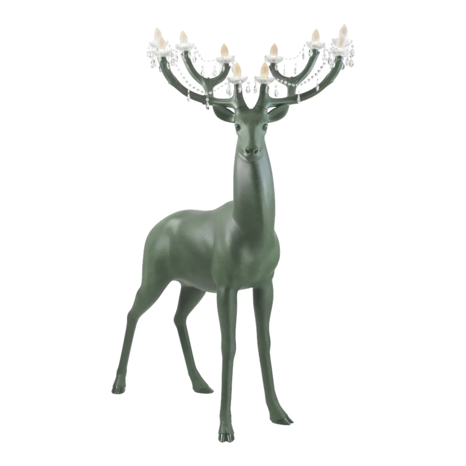 Qeeboo - Sherwood Hirsch-Leuchte deep forest
