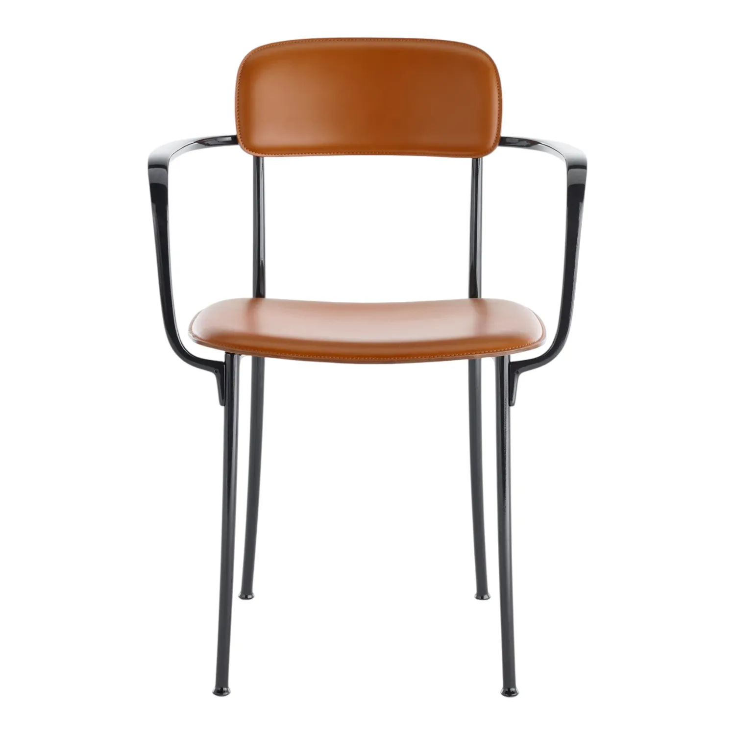 Kartell - Savoia Kleiner Ledersessel Leder/anthrazit