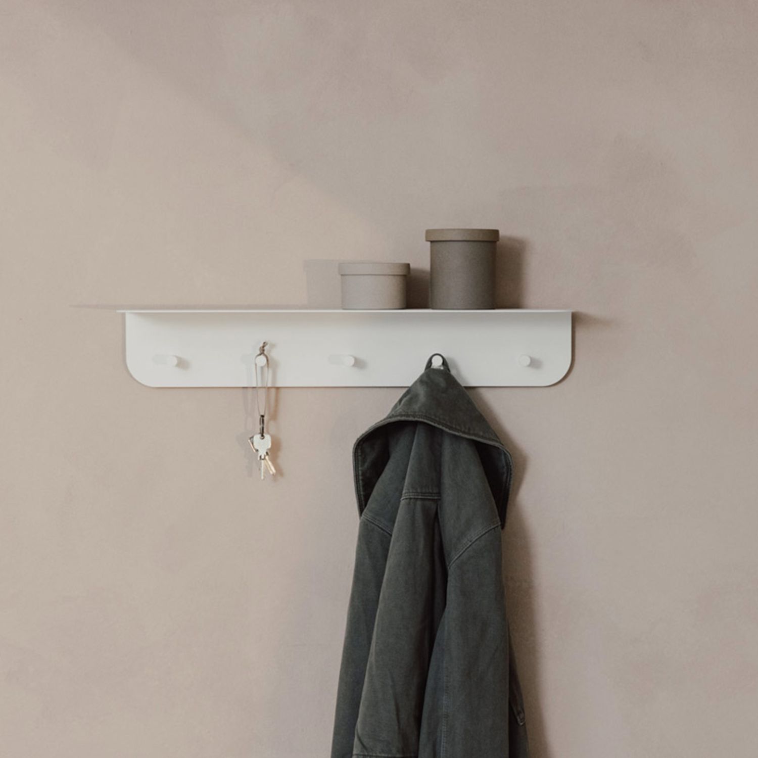 Metallbude - Malou Wandgarderobe Größe S blueberry soda