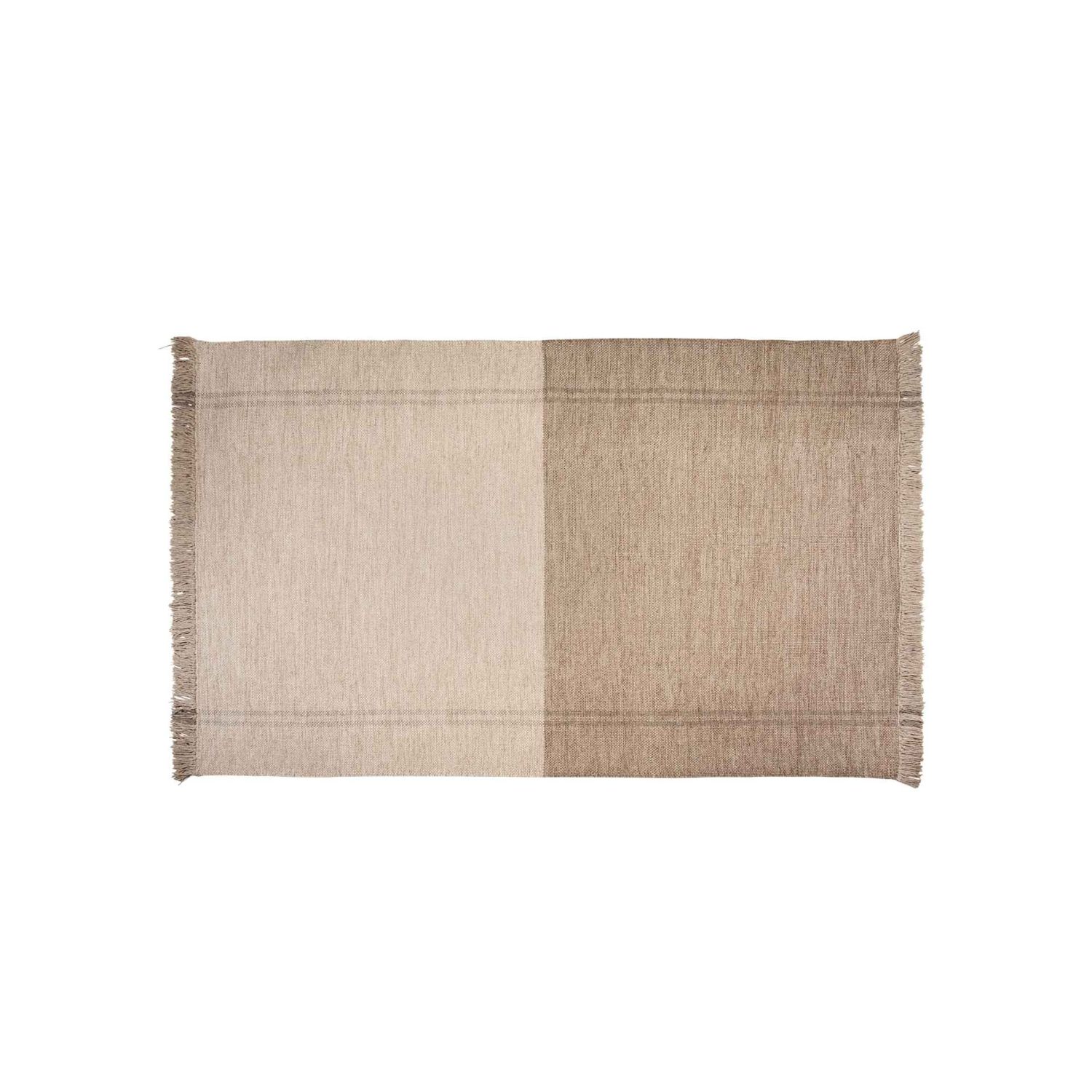 pad - Dublé Teppich 140 x 200 cm sand
