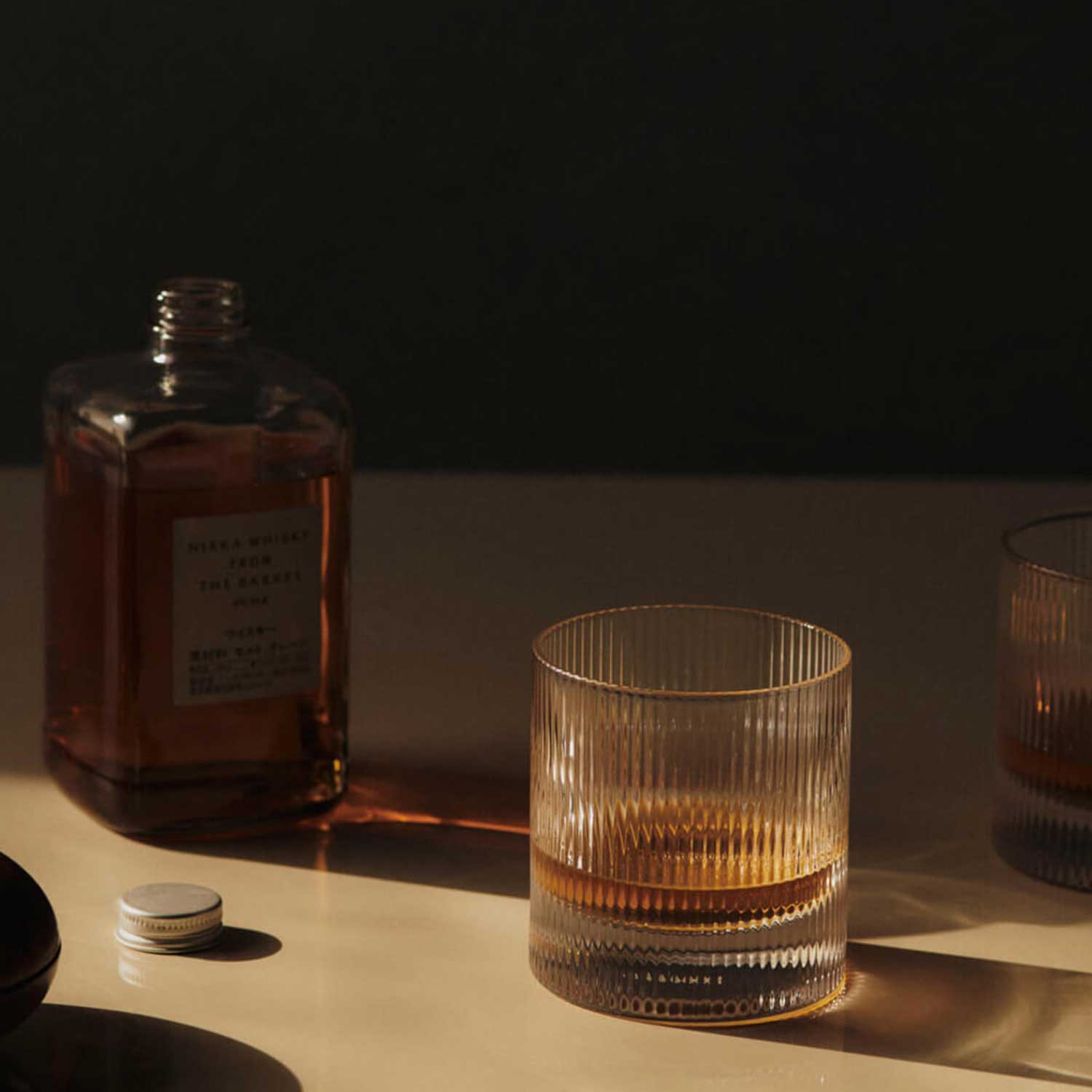 Ferm Living - Ripple Becherglas 2er-Set glasklar