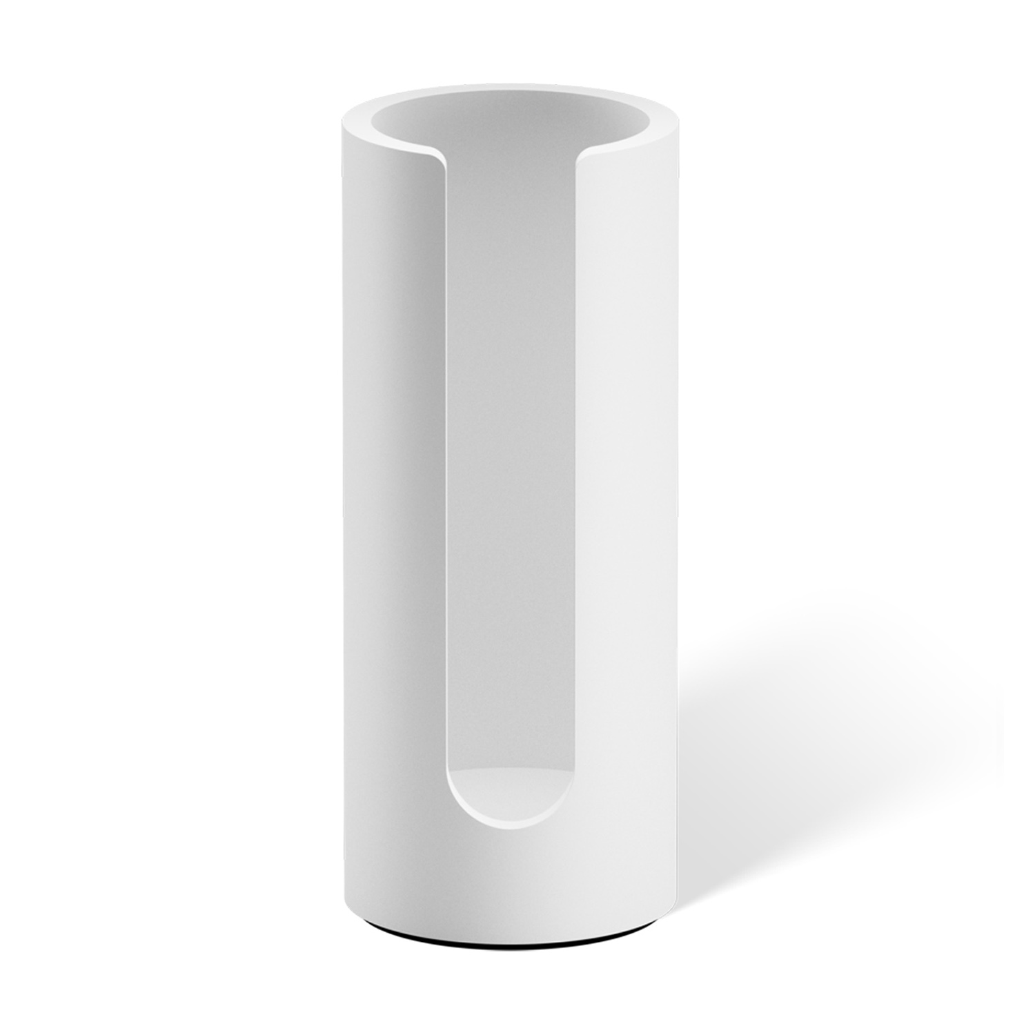 0973350 Stone Wattepadbehlter wei Decor Walther