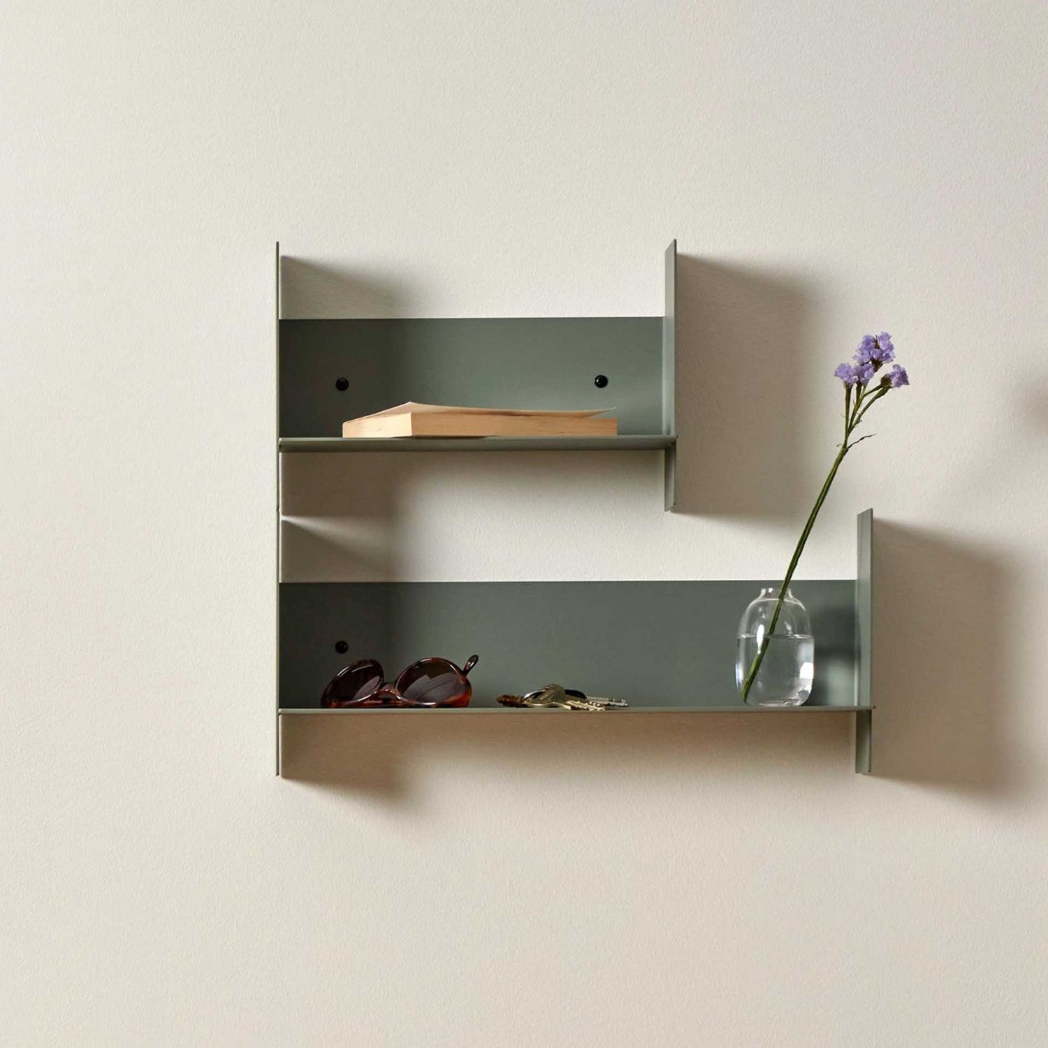 Tiptoe - PLI Wandregal 30 x 15 cm eukalyptusgrau