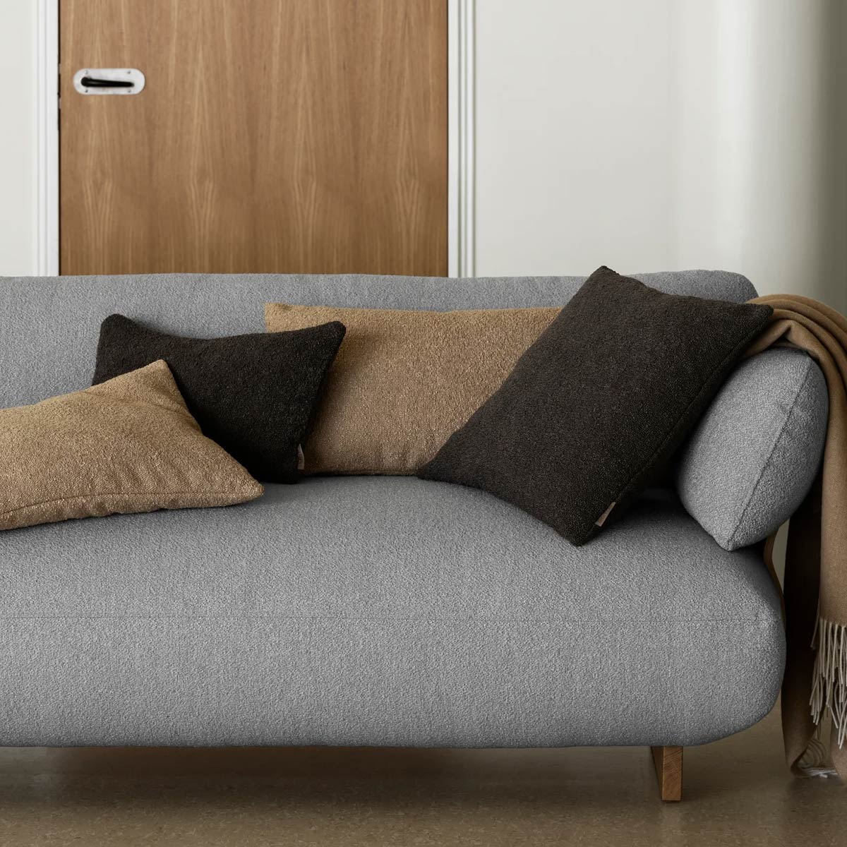 blomus - BOUCLE Kissenhülle misty rose 40x40 cm