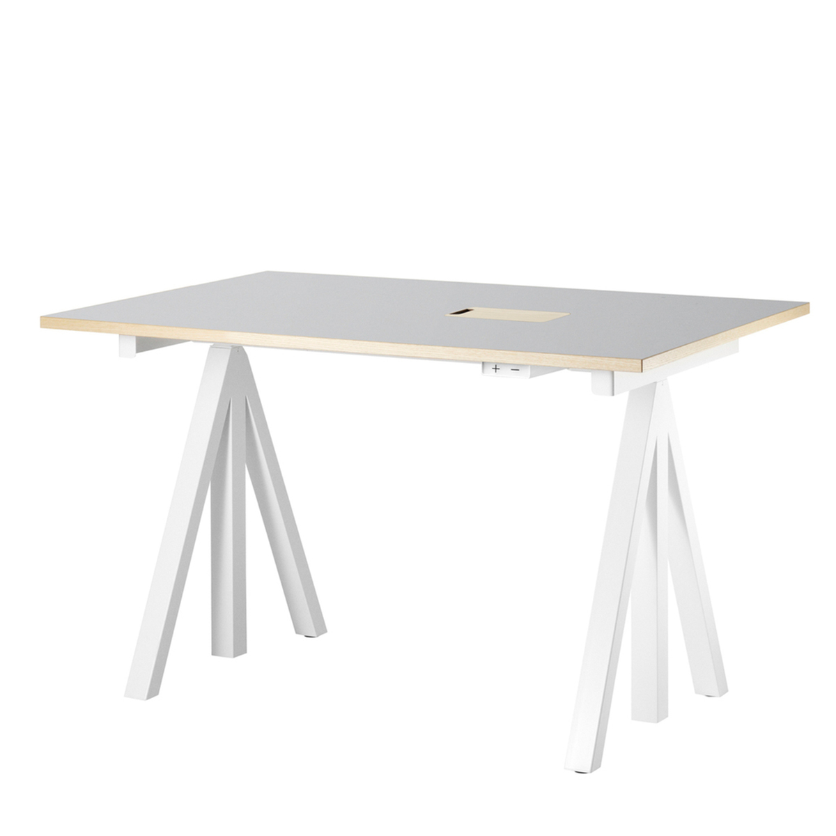 120 linnoium hellgraustring schreibtischplatte 63653